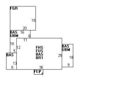 60 Moffat Rd, Newton, MA 02468 floor plan