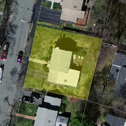 66 Fuller Ter, Newton, MA 02465 aerial view