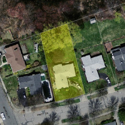 51 Pratt Dr, Newton, MA 02465 aerial view