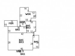 16 Kingman Rd, Newton, MA 02461 floor plan