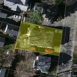21 Emerson St, Newton, MA 02458 aerial view