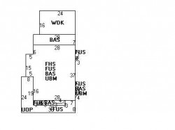 65 Walker St, Newton, MA 02460 floor plan