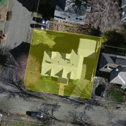 145 Hunnewell Ave, Newton, MA 02458 aerial view