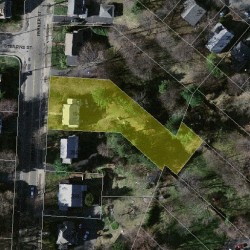 194 Parker St, Newton, MA 02459 aerial view