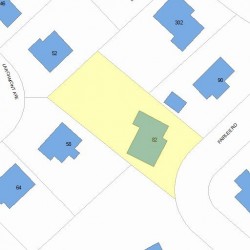 82 Fairlee Rd, Newton, MA 02468 plot plan