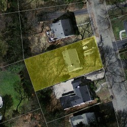 55 Wilde Rd, Newton, MA 02468 aerial view