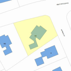 186 Newtonville Ave, Newton, MA 02458 plot plan