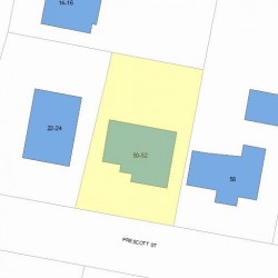 50 Prescott St, Newton, MA 02460 plot plan