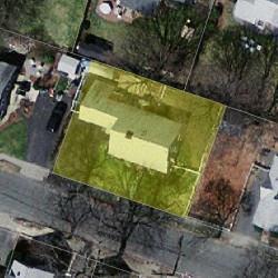 27 Jerome Ave, Newton, MA 02465 aerial view