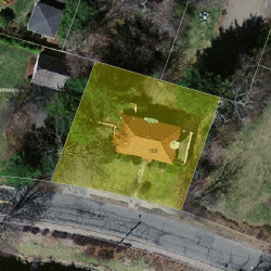 106 Dexter Rd, Newton, MA 02460 aerial view