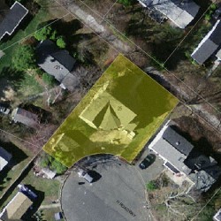 25 Van Wart Path, Newton, MA 02459 aerial view