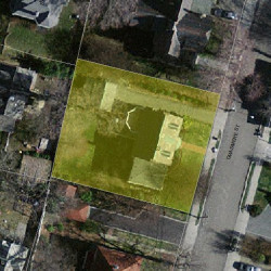 83 Grasmere St, Newton, MA 02458 aerial view