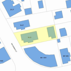 15 Woodward St, Newton, MA 02461 plot plan