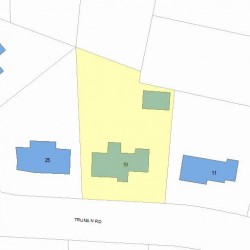 19 Truman Rd, Newton, MA 02459 plot plan