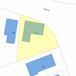 357 Cherry St, Newton, MA 02465 plot plan