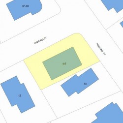 6 Wiswall St, Newton, MA 02465 plot plan
