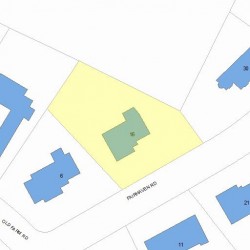 16 Fairhaven Rd, Newton, MA 02459 plot plan