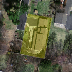 15 Atkinson St, Newton, MA 02462 aerial view