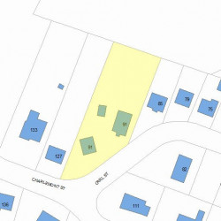 91 Carl St, Newton, MA 02461 plot plan