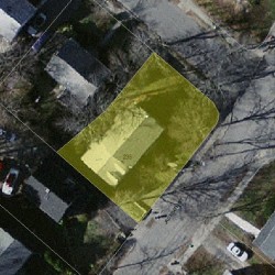 235 Jackson St, Newton, MA 02459 aerial view