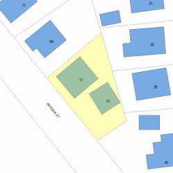 65 Kaposia St, Newton, MA 02466 plot plan