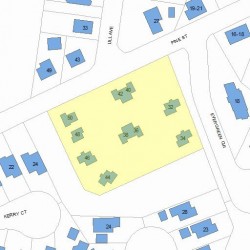 48 Pine St, Newton, MA 02466 plot plan