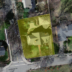 833 Commonwealth Ave, Newton, MA 02459 aerial view