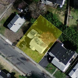 10 Fredette Rd, Newton, MA 02459 aerial view