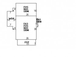 111 Cleveland St, Newton, MA 02465 floor plan