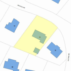 25 Fenwick Rd, Newton, MA 02468 plot plan