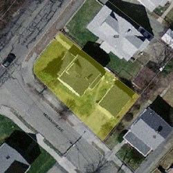 412 California St, Newton, MA 02460 aerial view