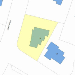 14 Homestead St, Newton, MA 02468 plot plan