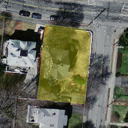 202 Homer St, Newton, MA 02459 aerial view