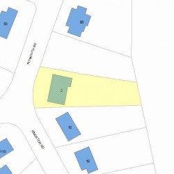 2 Kingston Rd, Newton, MA 02461 plot plan