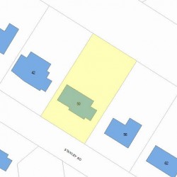 50 Stanley Rd, Newton, MA 02468 plot plan