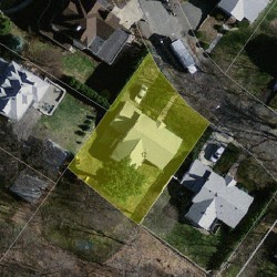 12 Hunnewell Ave, Newton, MA 02458 aerial view