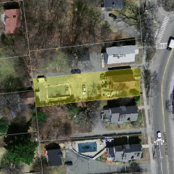 373 Lexington St, Newton, MA 02466 aerial view