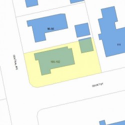 100 Central Ave, Newton, MA 02460 plot plan