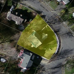 23 Buswell Park, Newton, MA 02458 aerial view