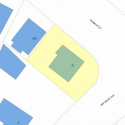 45 Waverley Ave, Newton, MA 02458 plot plan