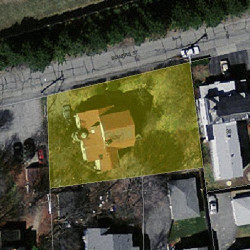 38 Bowers St, Newton, MA 02460 aerial view