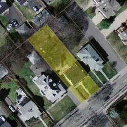1597 Centre St, Newton, MA 02461 aerial view