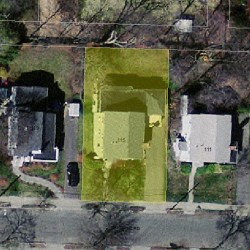 115 Oakdale Rd, Newton, MA 02461 aerial view