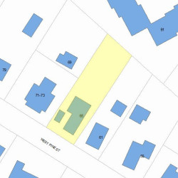 65 Pine St, Newton, MA 02466 plot plan