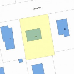 28 Indiana Ter, Newton, MA 02464 plot plan