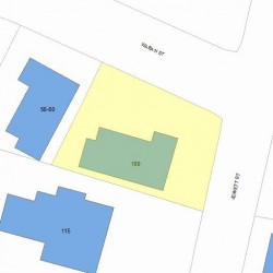 109 Jewett St, Newton, MA 02458 plot plan