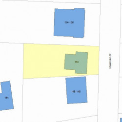 150 Edinboro St, Newton, MA 02460 plot plan