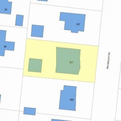 161 Woodcliff Rd, Newton, MA 02461 plot plan