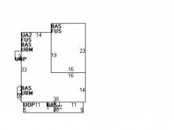 9 Columbus St, Newton, MA 02461 floor plan