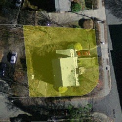 85 Park St, Newton, MA 02458 aerial view